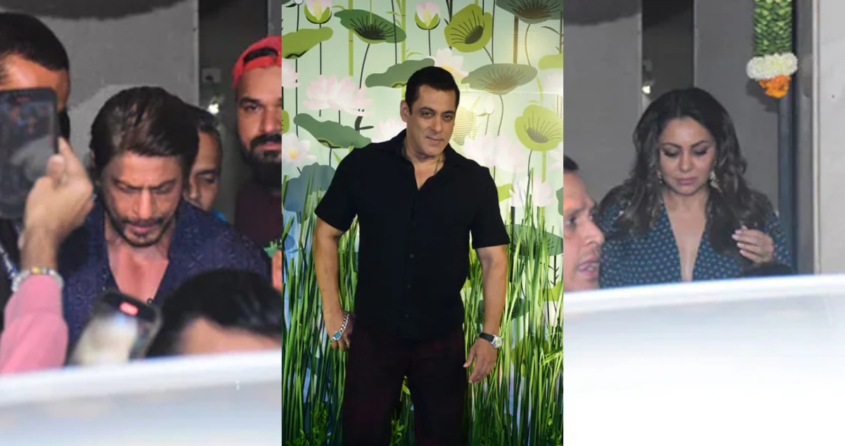 INSIDE Arpita Khan's Diwali Party: Shah Rukh Khan-Salman Khan Arrive In ...